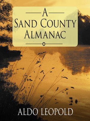 cover image of A Sand County Almanac